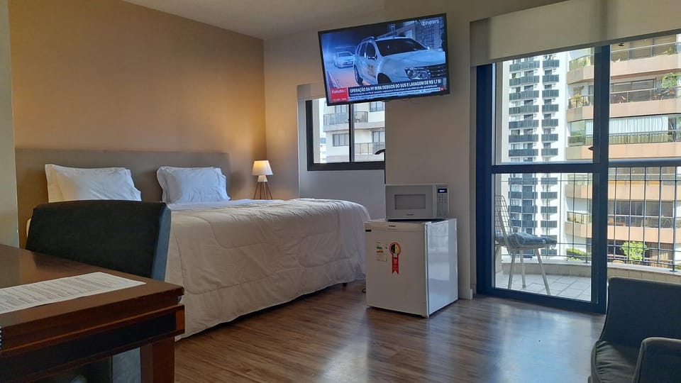 LUXUOSO HOTEL -ITAIM BIBI COM FARIA LIMA PISCINA AQUECIDA E SAUNA com MANOBRISTA Apartment in Sao Paulo City