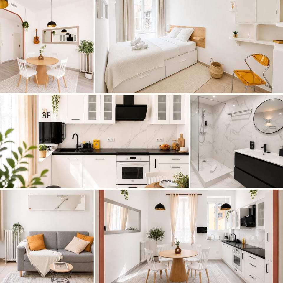 Communal lounge/ TV room, Bed, Kitchen or kitchenette, Living room, Seating area, Bedroom, kitchen