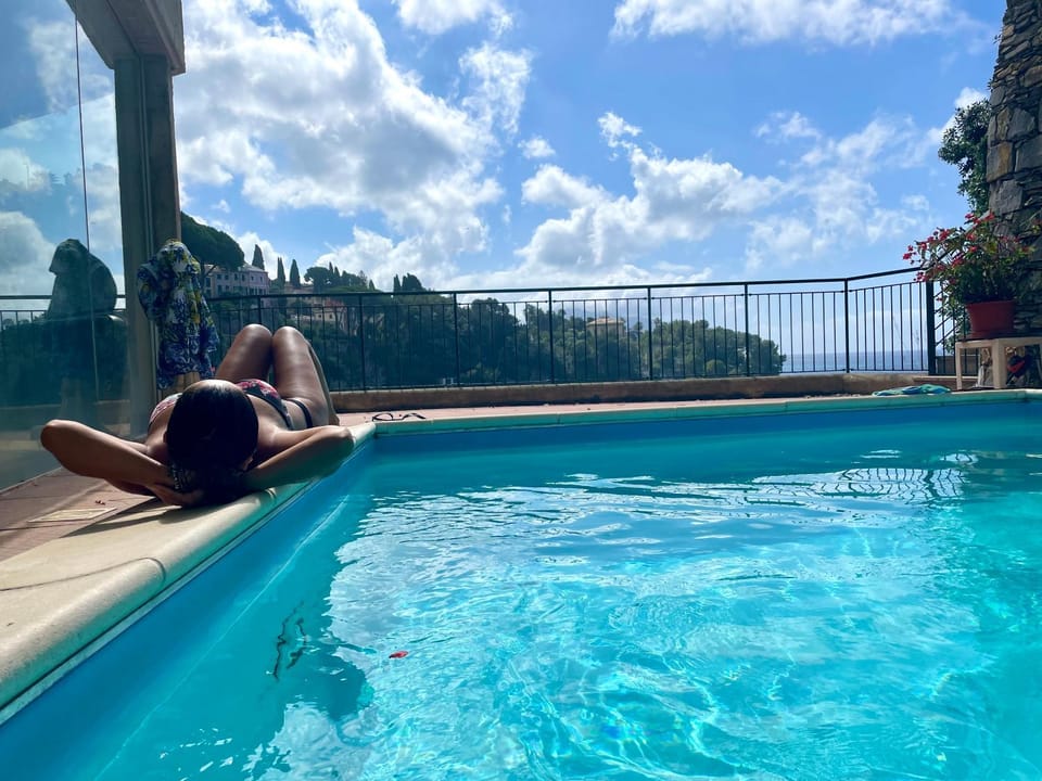 Natural landscape, Pool view
