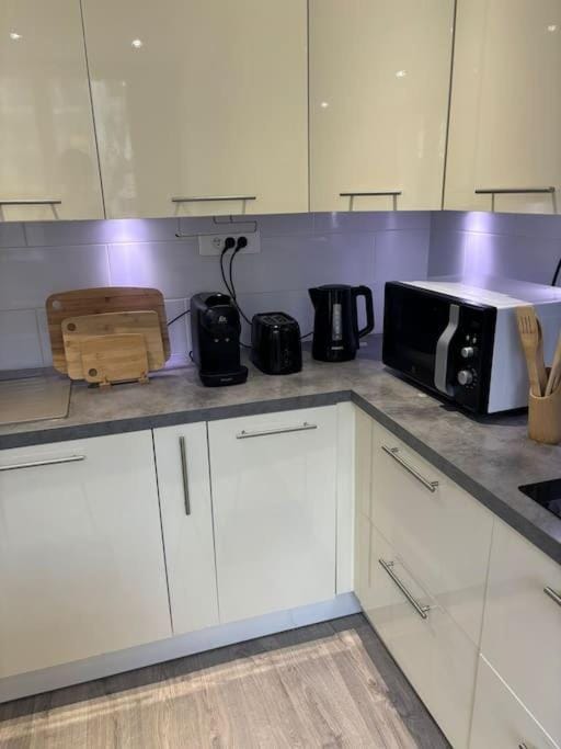 Coffee/tea facilities, Kitchen or kitchenette, minibar, stove, toaster