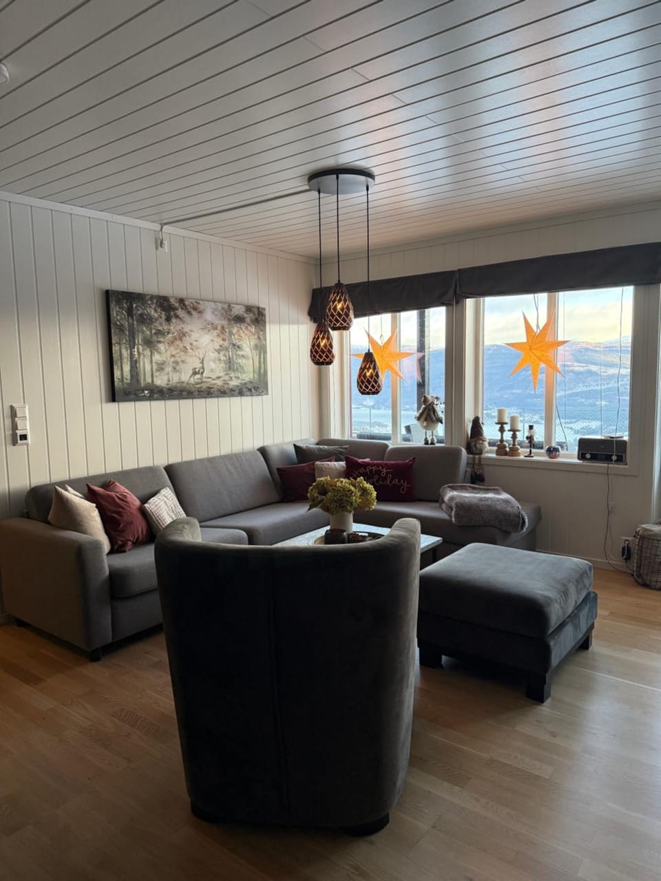 Apartment with beautiful panoramic view Apartment in Vestland
