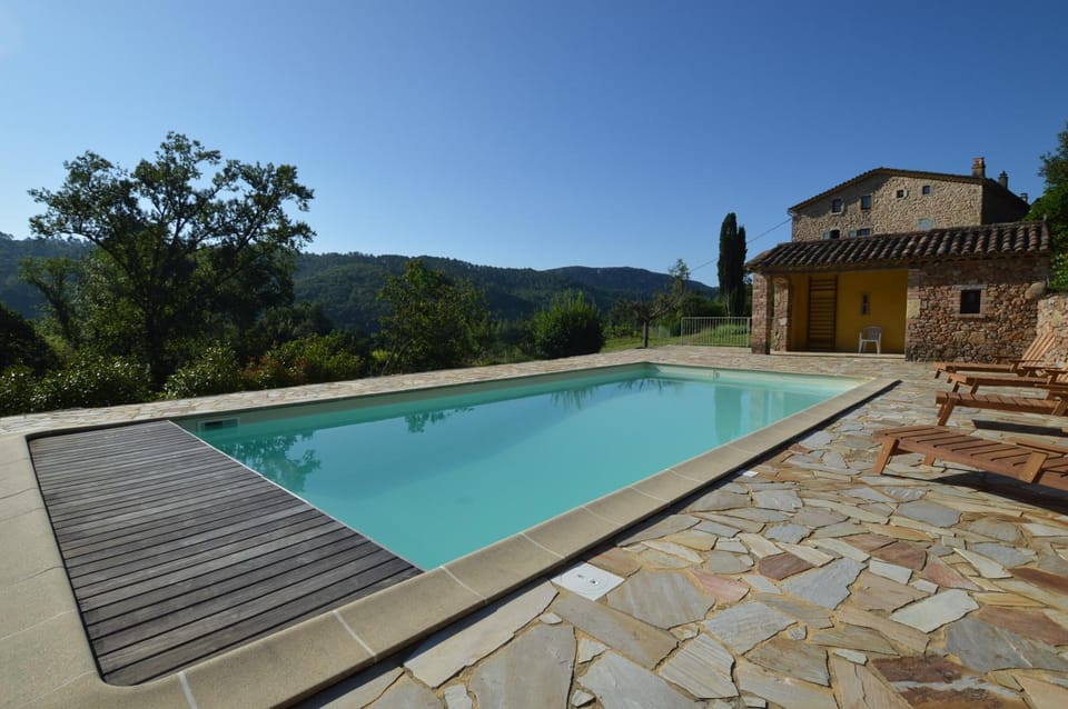 Summer, Mountain view, Swimming pool