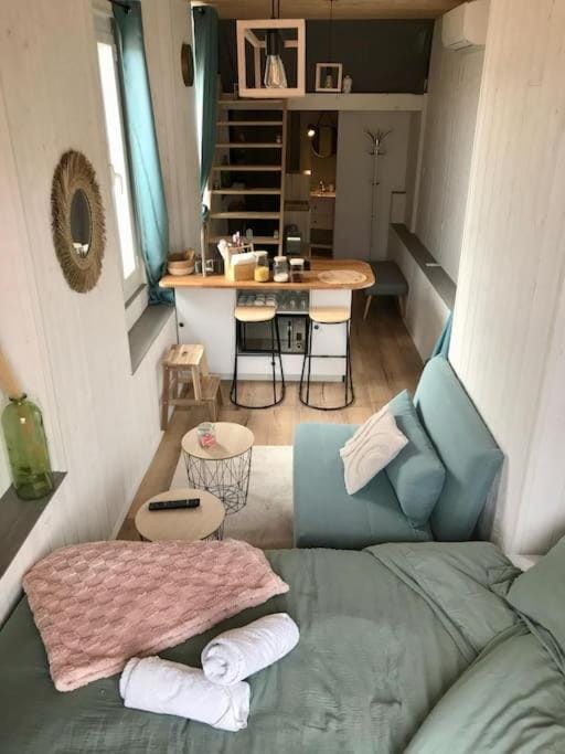 Bed, Kitchen or kitchenette, Living room, Photo of the whole room, Seating area, Dining area, Bedroom