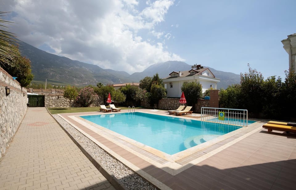 Spring, Day, Natural landscape, Mountain view, Pool view, Swimming pool