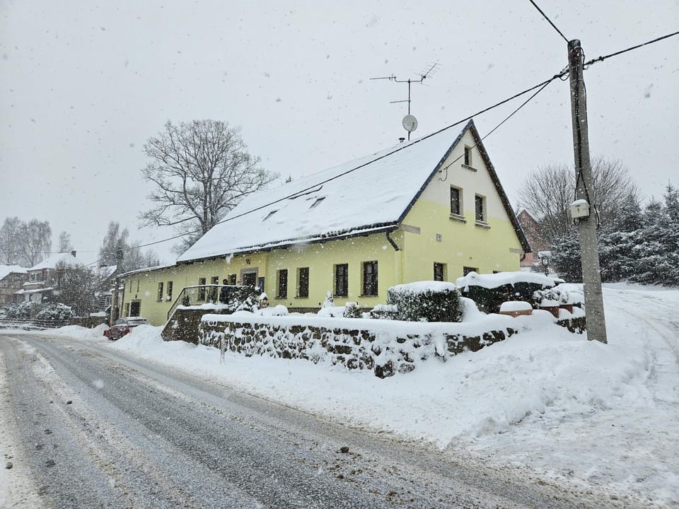 Property building, Day, Winter