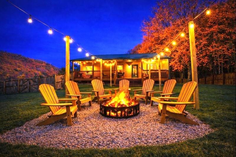 One Level, Pet Friendly, Huge Fenced in Yard, Views, EasyRoads, Pool Table, Spa, Theater, Outdoor fun House in Sevier County
