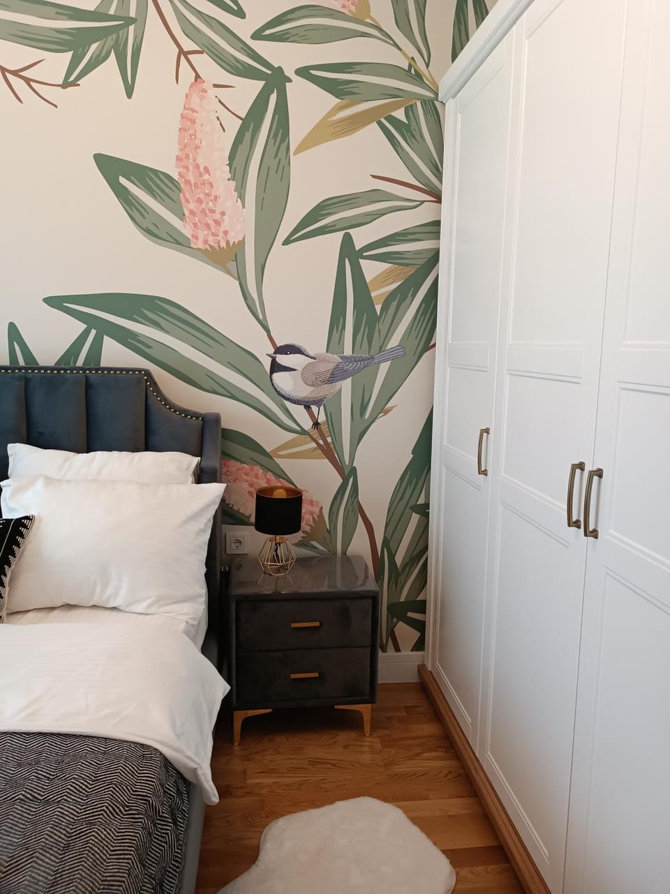 Bed, Bedroom, wardrobe