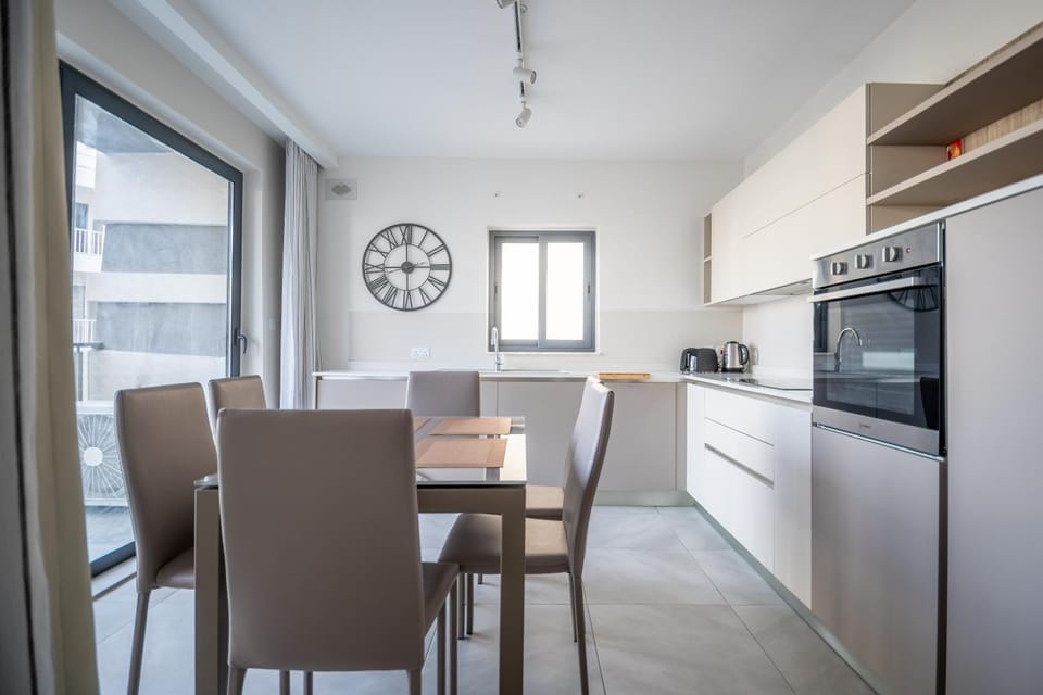 Living room, kitchen