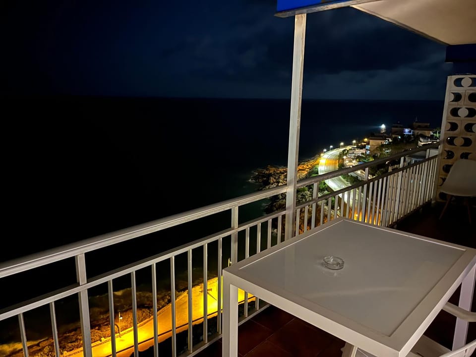Night, View (from property/room), Balcony/Terrace