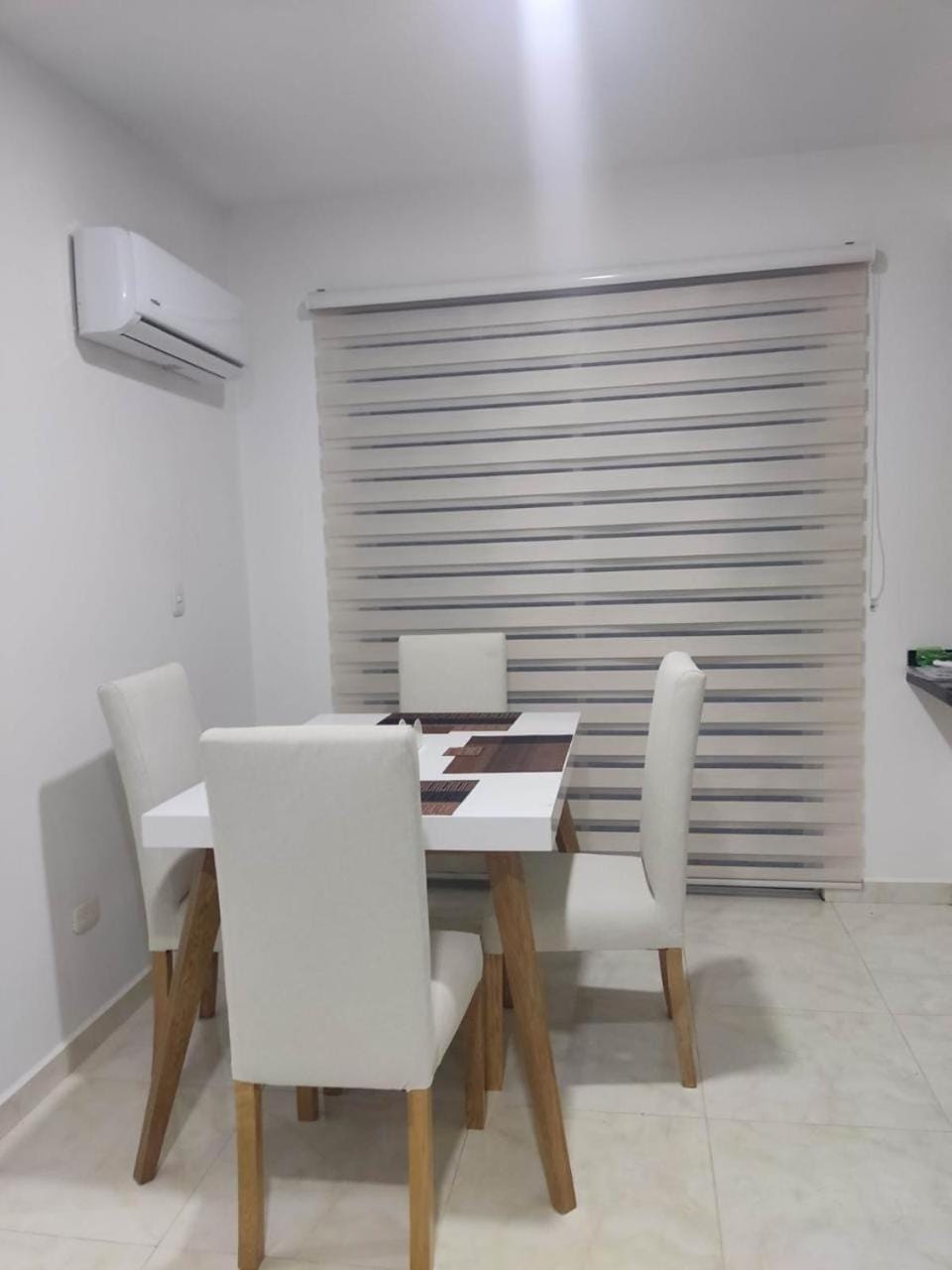 Dining area, air conditioner