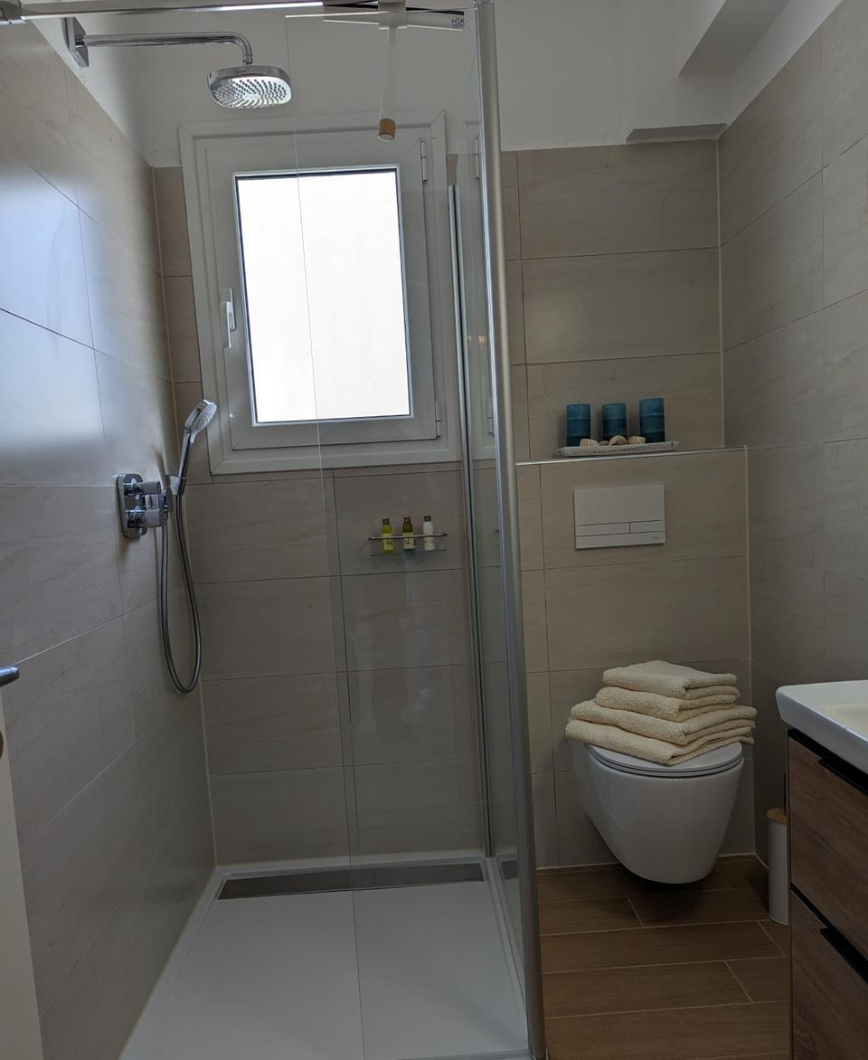 Shower, Toilet, Bathroom, towels