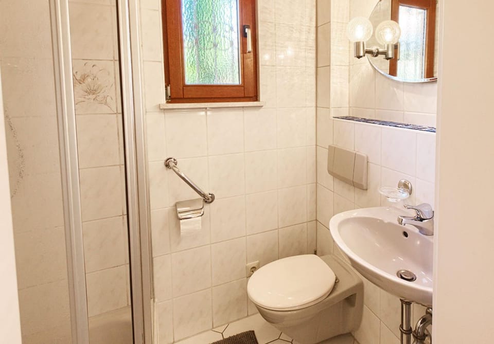 Bathroom, Living room