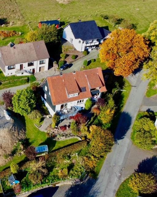 Property building, Neighbourhood, Natural landscape, Bird's eye view