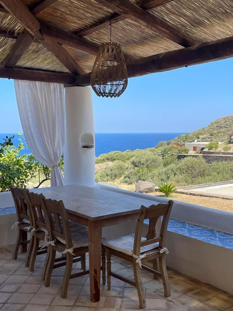 Ville Pollara - tramonto sul mare Villa in Sicily