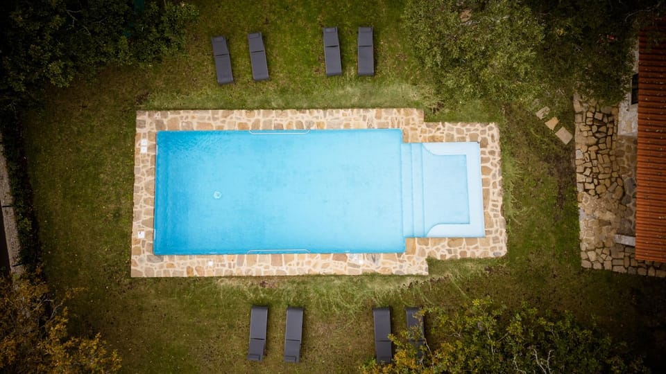 Pool view, sunbed