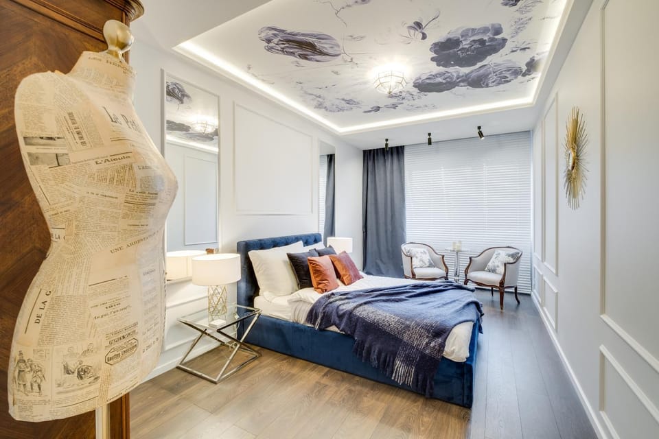 Bed, Photo of the whole room, Bedroom, wardrobe