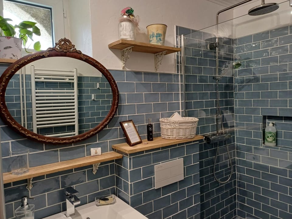 Bathroom, hair dryier