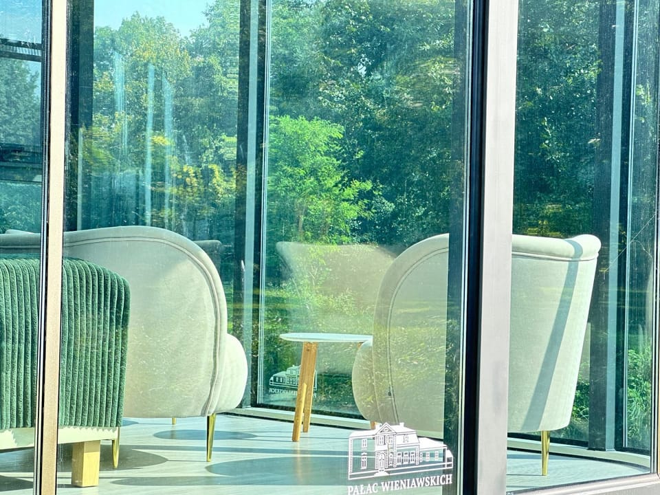 Spring, Day, Garden, View (from property/room), Living room, Seating area, Garden view