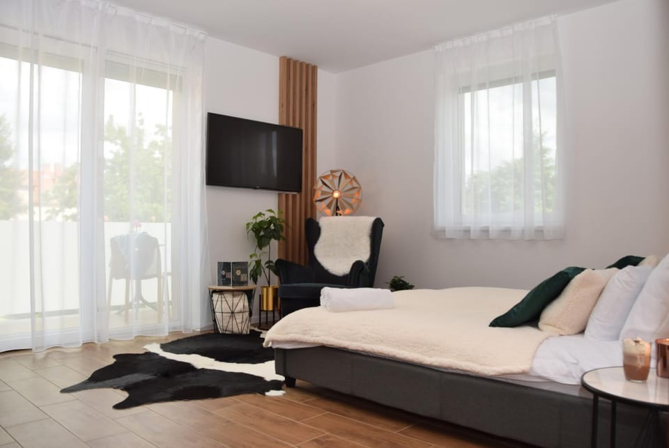 Bed, TV and multimedia