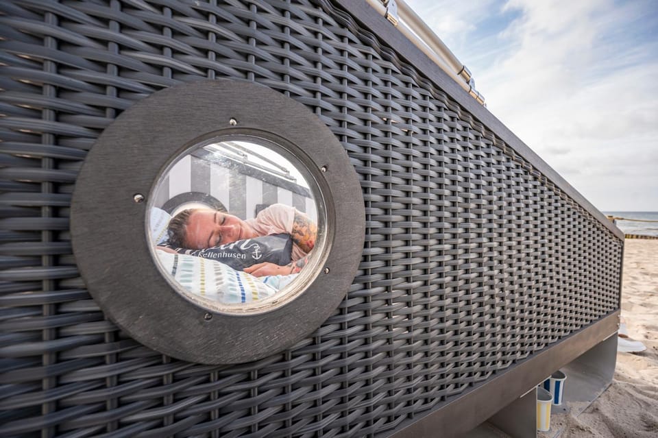 Schlafstrandkorb Nr 3 Luxury tent in Ostholstein