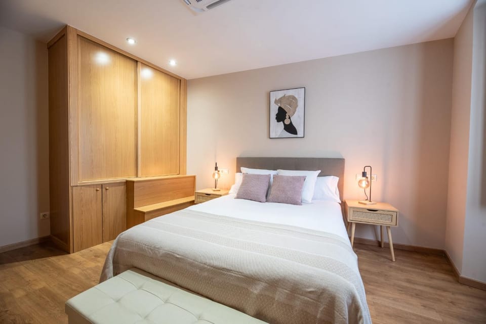 Bed, Bedroom, wardrobe