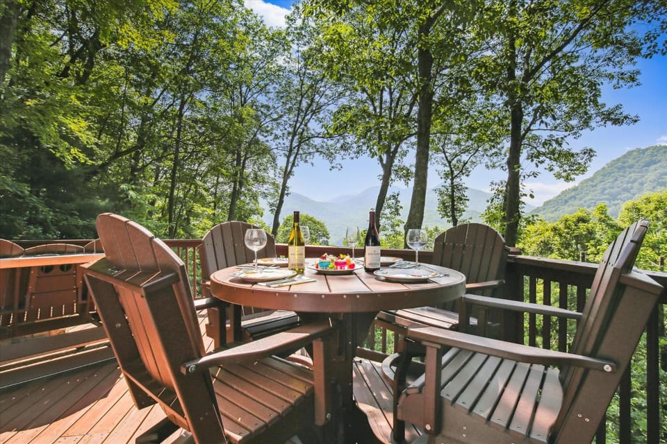 DT Asheville 16 mi Hot Tub Fire Pit Secluded House in Buncombe County