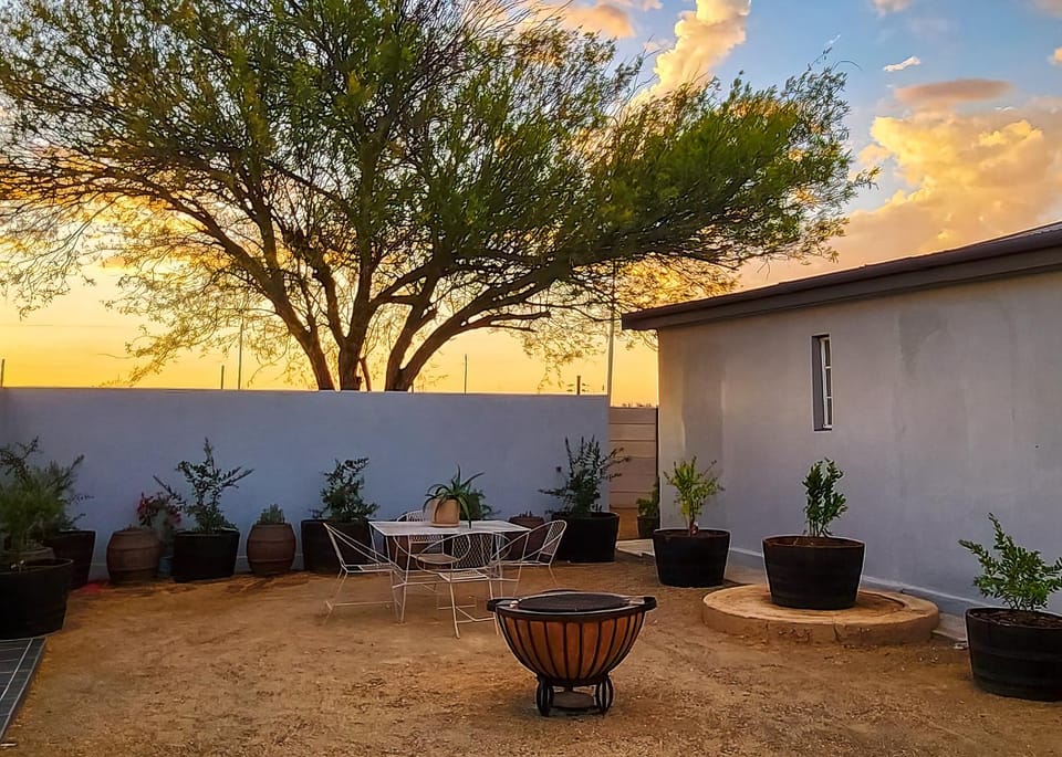 Garden, Sunset