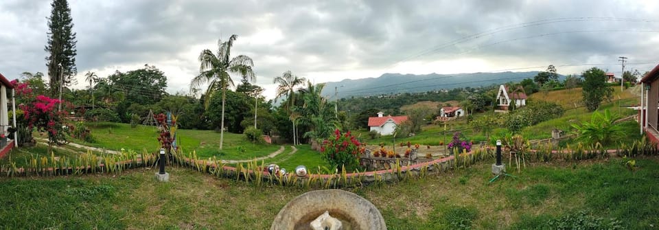Property building, Garden, Garden view, Mountain view