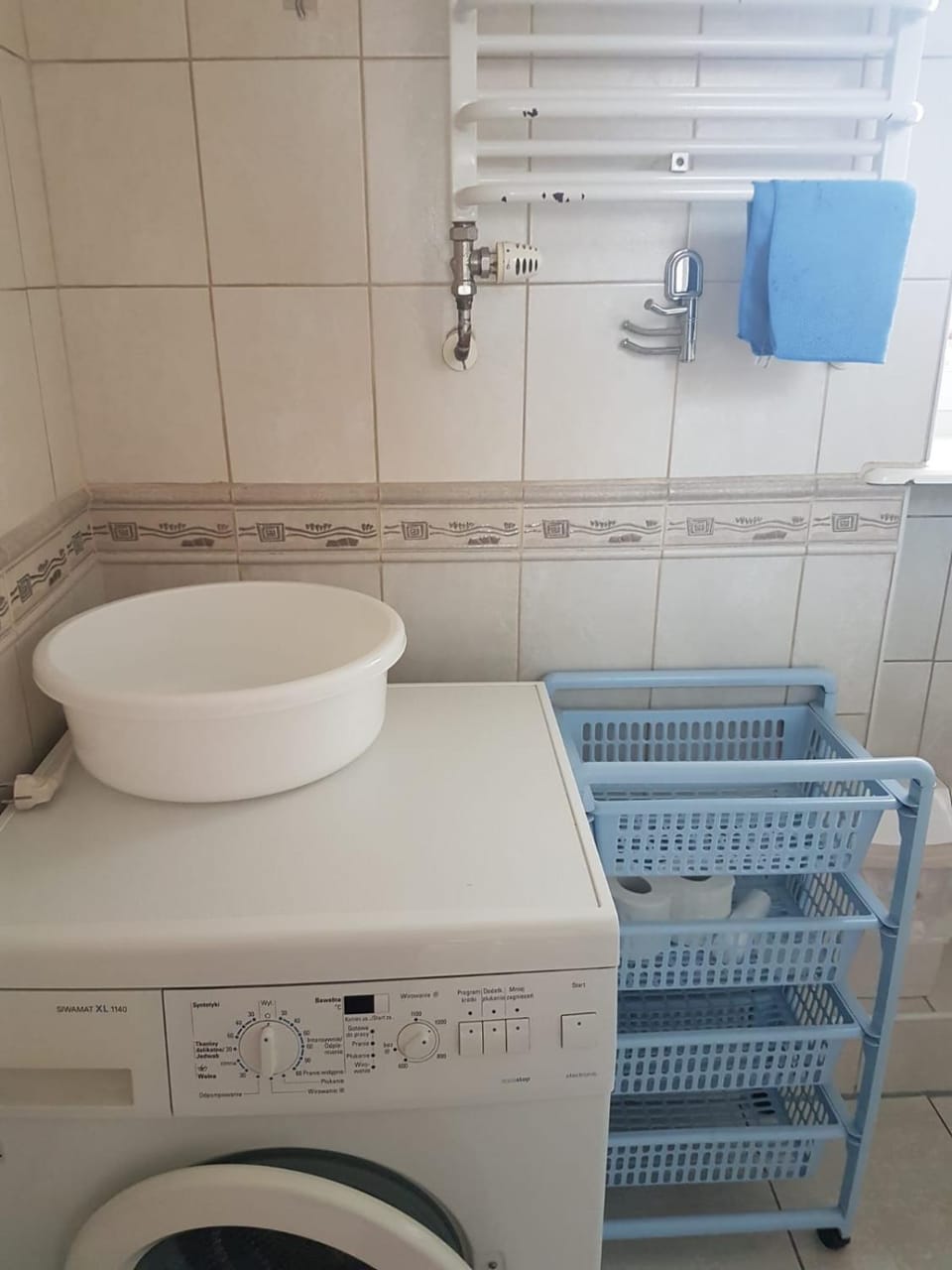 Bathroom, heating, washing machine