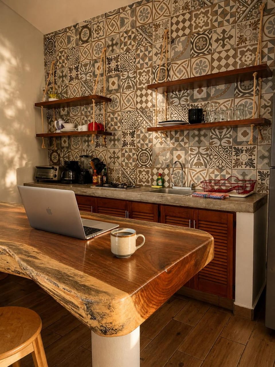 Kitchen or kitchenette, Dining area