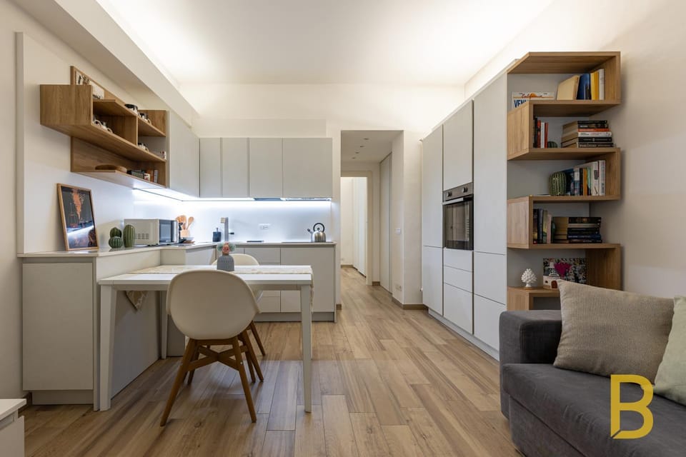 Kitchen or kitchenette, Living room, Seating area, Dining area, minibar, pet friendly, stove