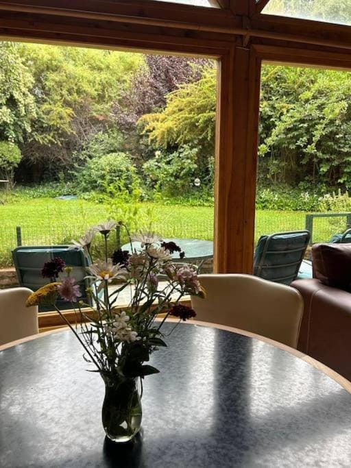 Spring, Dining area, Garden view
