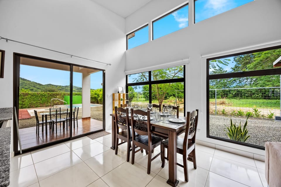 Spring, Day, Natural landscape, View (from property/room), Living room, Seating area, Dining area, Mountain view