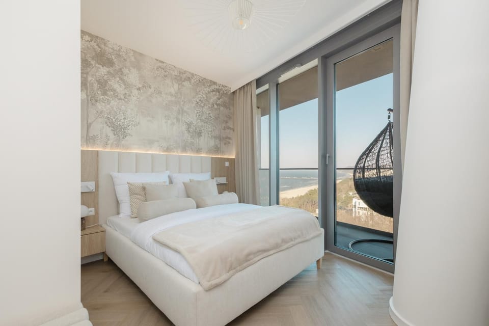 Bed, Natural landscape, Photo of the whole room, Bedroom, Sea view, Sea view, towels