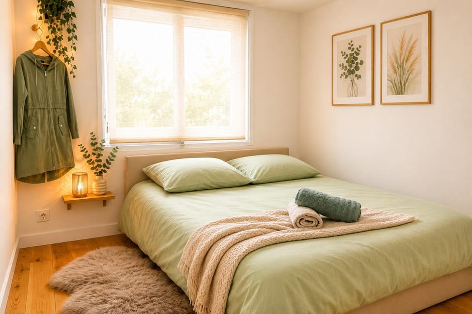 Bed, Bedroom