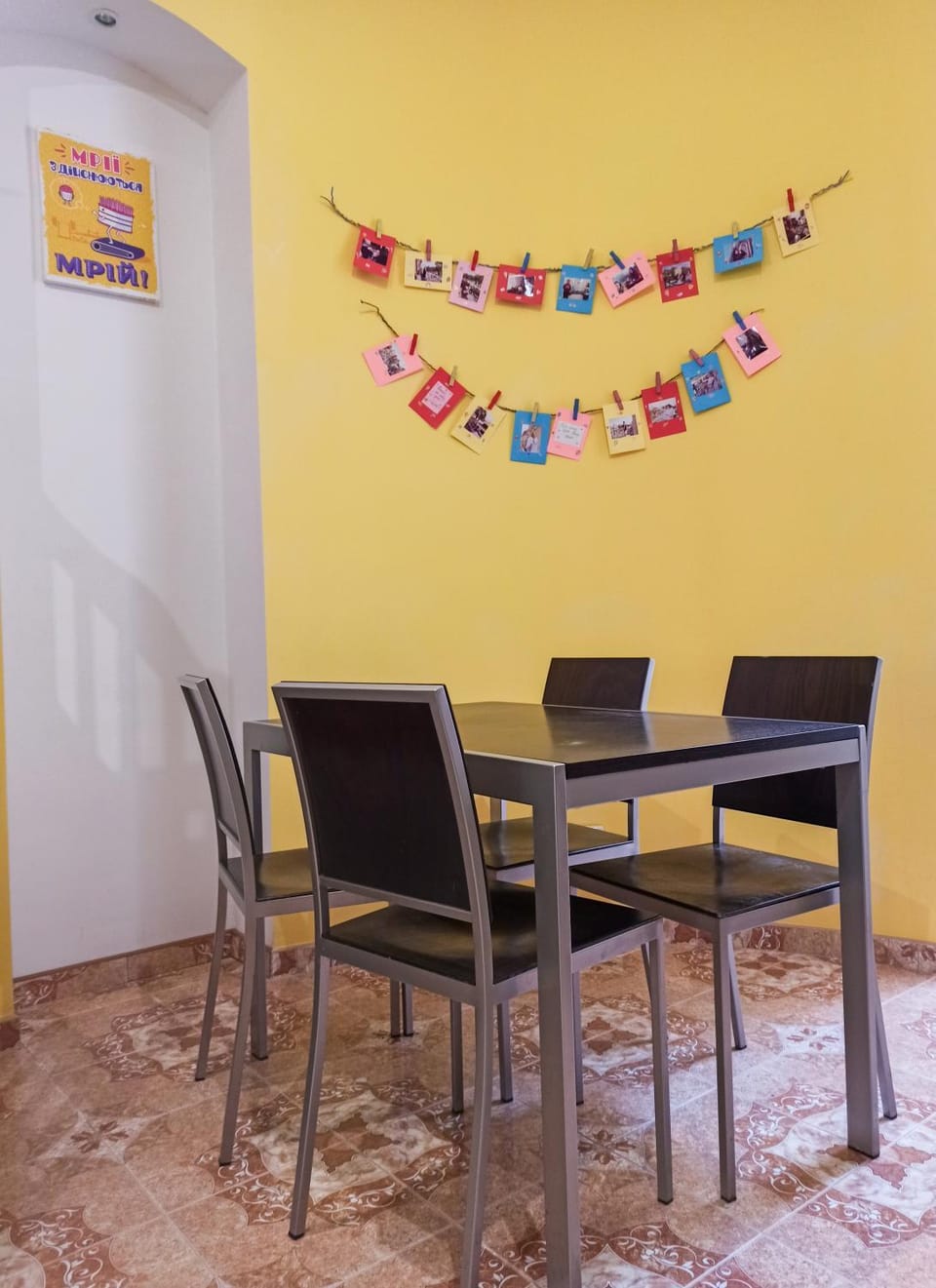 Property building, People, People, People, Kitchen or kitchenette, Business facilities, Communal kitchen, Meeting/conference room, children, children, children, older children, older children, older children, group of guests, group of guests, group of guests, bunk bed, towels, towels, kitchen, kitchen