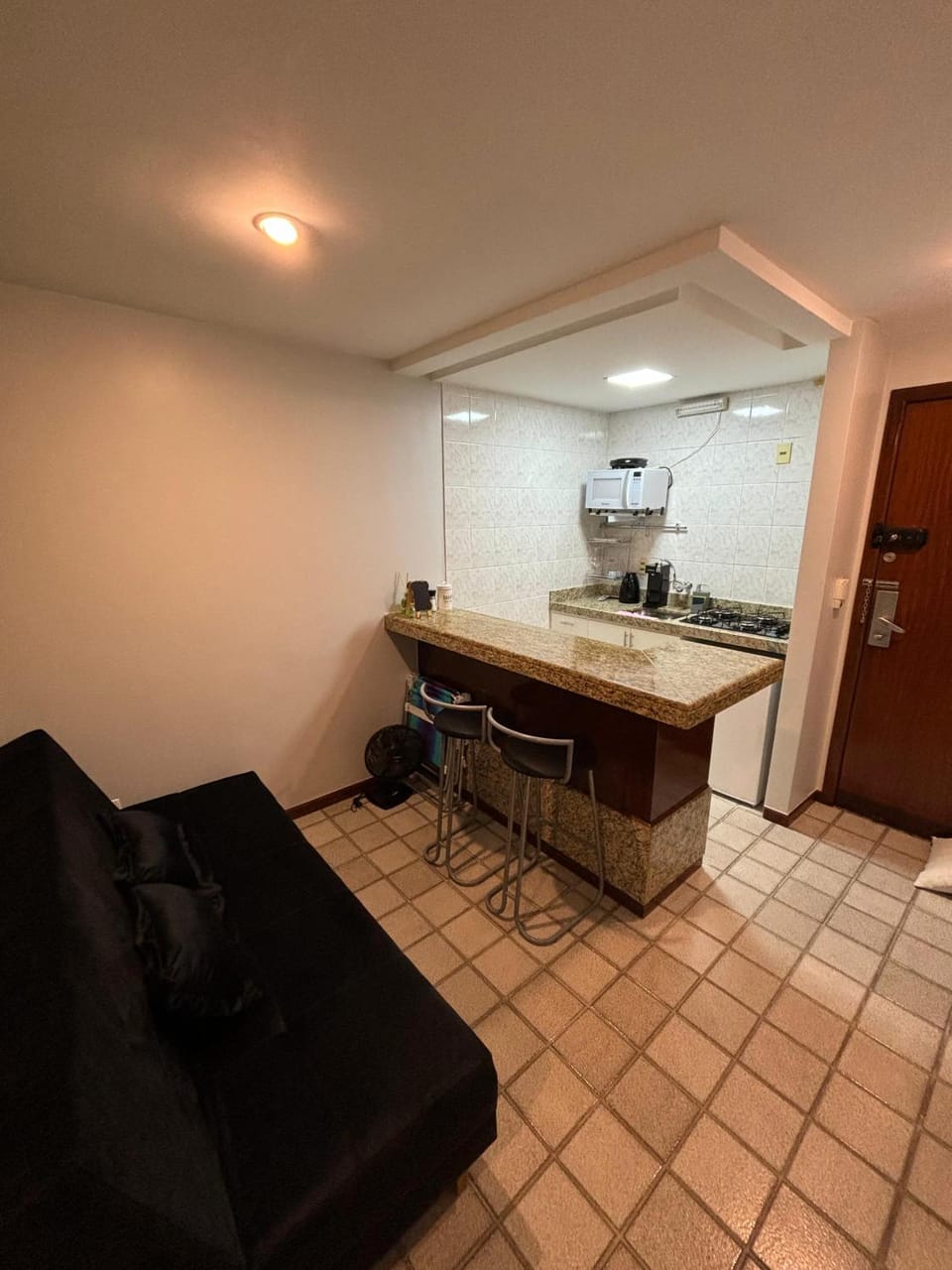 Kitchen or kitchenette, Living room, Dining area