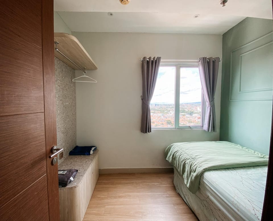 Bed, Bedroom, bunk bed, towels, wardrobe, air conditioner, air conditioner