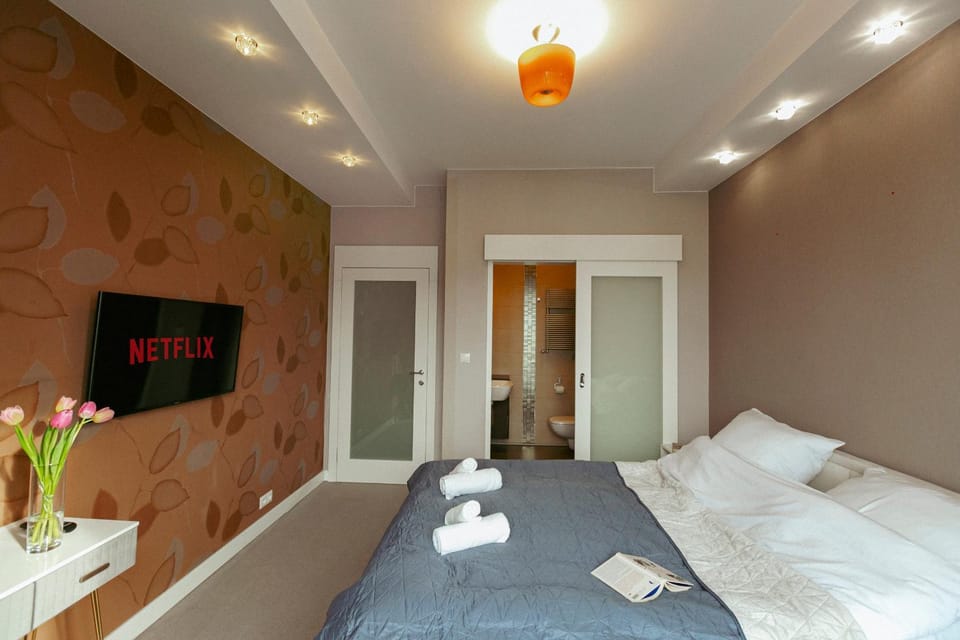 Apartament Marina dla 6 osób - Bezpłatny parking - dwie łazienki - duży taras - ekspres - Better Rental Apartment in Warsaw