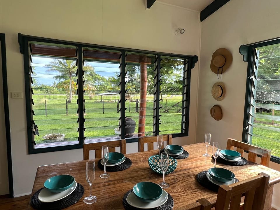 Dining area, Garden view