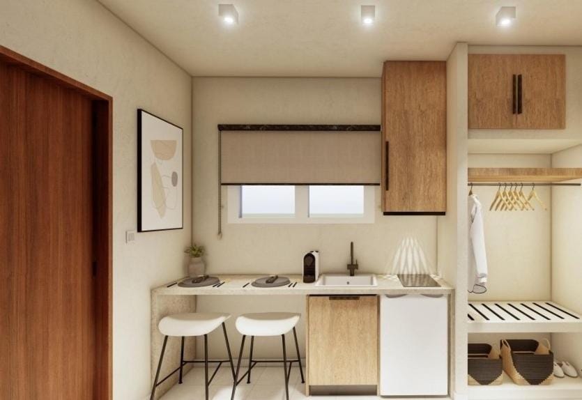 Kitchen or kitchenette