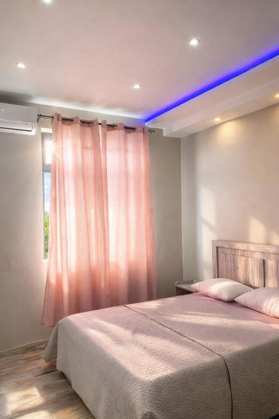 Bedroom, air conditioner