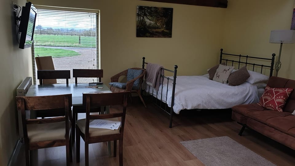 Living room, Seating area, Dining area, Bedroom