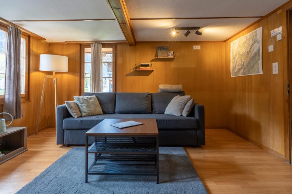 Lovely & great equipped wooden Alp Chalet flat Apartment in Canton of Valais