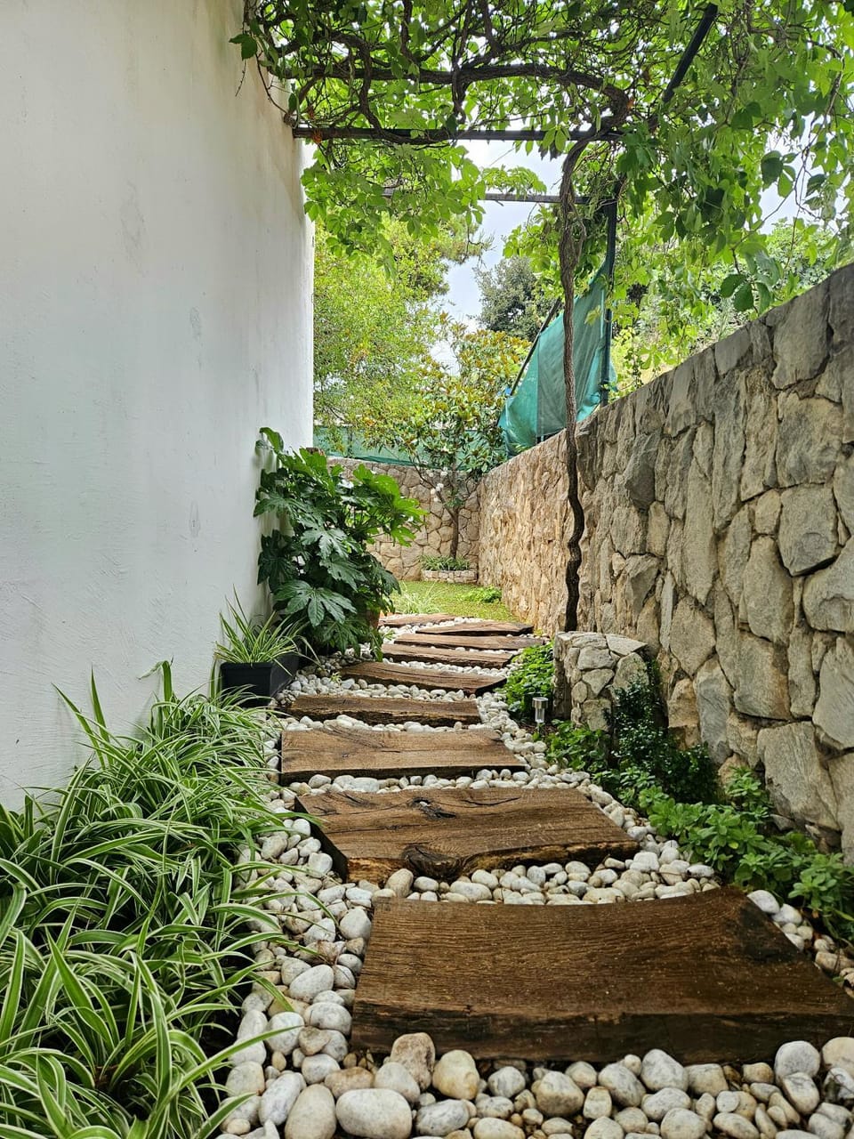 Property building, Day, Garden, Garden view
