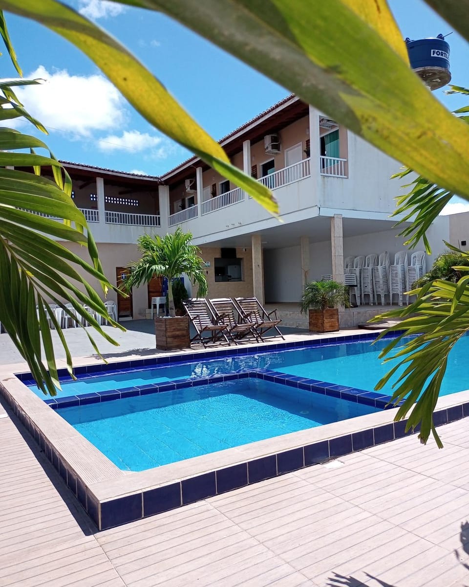 Patio, Pool view