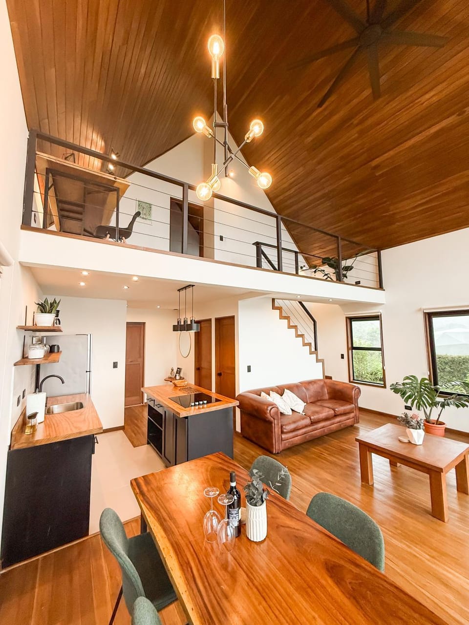 Ananta Forest - Sunset & Gulf View - Glamping Dome and Mountain House Apartment in Monteverde