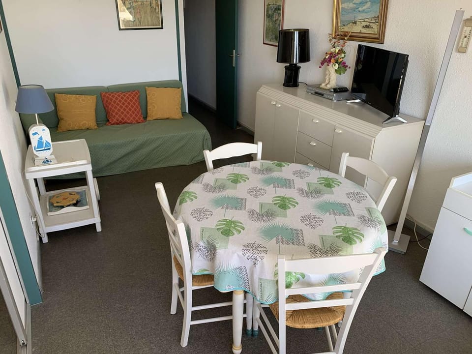 Appartement 2 Pièces Climatisé avec Piscine, Parking et Animaux admis à Port Camargue Apartment in Le Grau-du-Roi