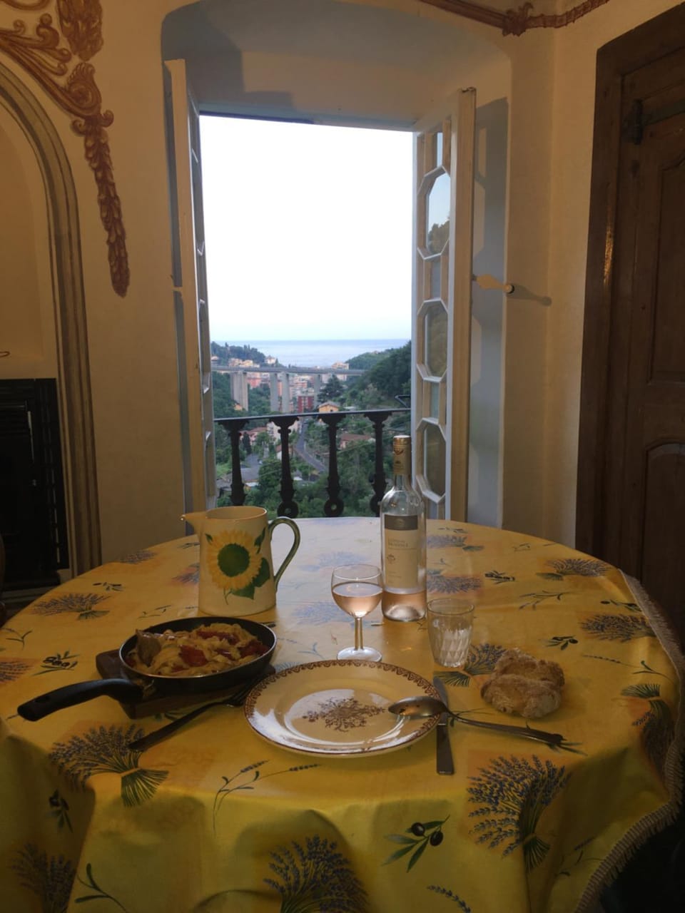Natural landscape, View (from property/room), Dining area, Mountain view, Sea view