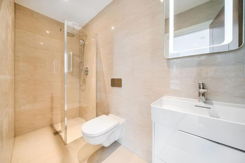 Shower, Toilet, towels